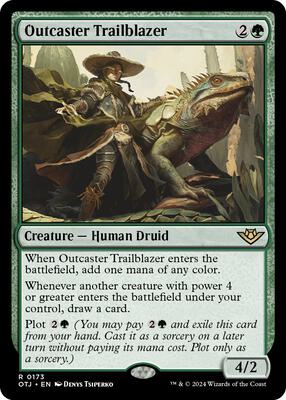 Outcaster Trailblazer card from Outlaws of Thunder Junction