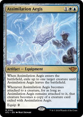 Assimilation Aegis card from Outlaws of Thunder Junction