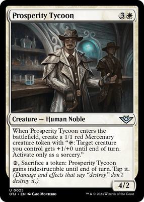 Prosperity Tycoon card from Outlaws of Thunder Junction