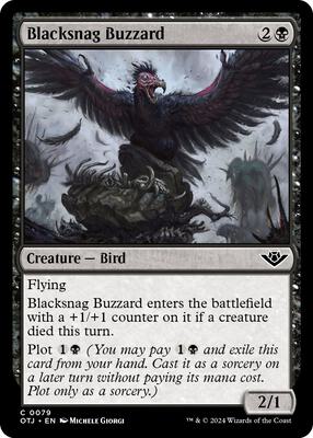 Blacksnag Buzzard card from Outlaws of Thunder Junction