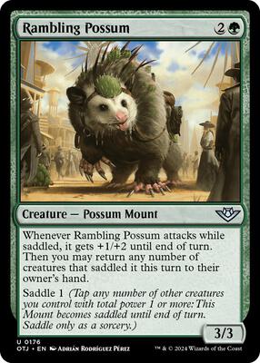Rambling Possum card from Outlaws of Thunder Junction