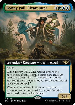 Bonny Pall, Clearcutter (Extended Art) card from Outlaws of Thunder Junction