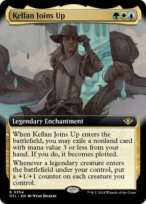 Kellan Joins Up (Extended Art) card from Outlaws of Thunder Junction