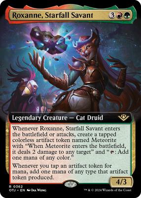 Roxanne, Starfall Savant (Extended Art) card from Outlaws of Thunder Junction