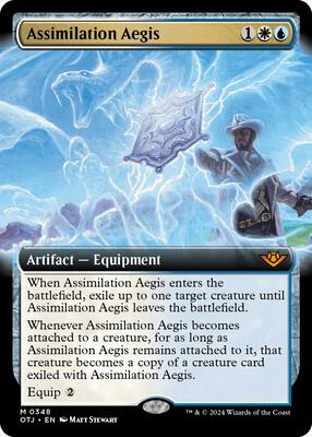 Assimilation Aegis (Extended Art) card from Outlaws of Thunder Junction