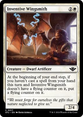 Inventive Wingsmith card from Outlaws of Thunder Junction