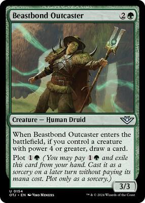 Beastbond Outcaster card from Outlaws of Thunder Junction