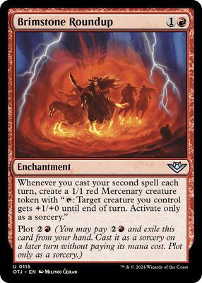 Brimstone Roundup card from Outlaws of Thunder Junction
