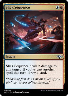 Slick Sequence card from Outlaws of Thunder Junction
