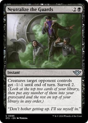 Neutralize the Guards card from Outlaws of Thunder Junction