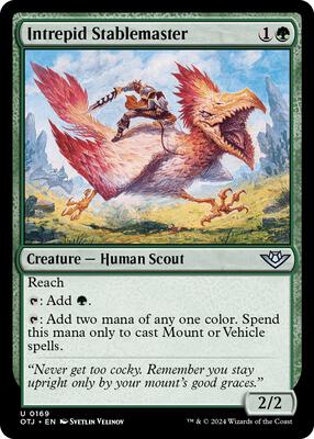 Intrepid Stablemaster card from Outlaws of Thunder Junction