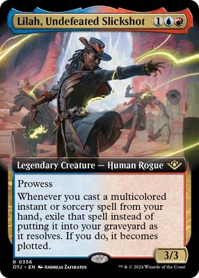 Lilah, Undefeated Slickshot (Extended Art) card from Outlaws of Thunder Junction