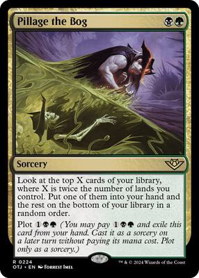 Pillage the Bog card from Outlaws of Thunder Junction