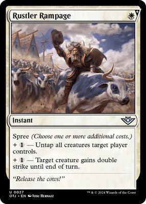 Rustler Rampage card from Outlaws of Thunder Junction