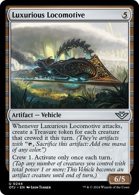 Luxurious Locomotive card from Outlaws of Thunder Junction
