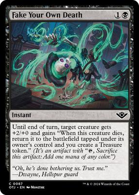 Fake Your Own Death card from Outlaws of Thunder Junction