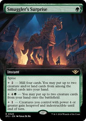 Smuggler's Surprise (Extended Art) card from Outlaws of Thunder Junction