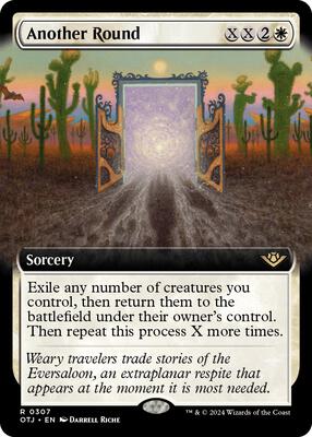 Another Round (Extended Art) card from Outlaws of Thunder Junction