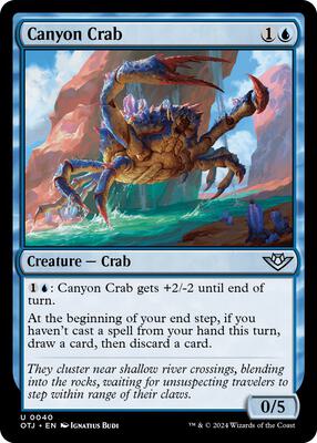 Canyon Crab card from Outlaws of Thunder Junction