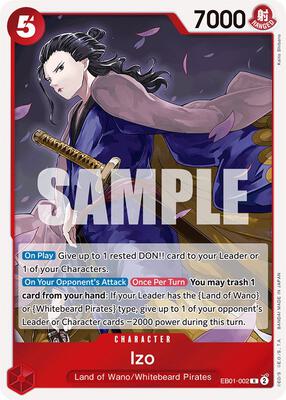 Izo card from Extra Booster: Memorial Collection