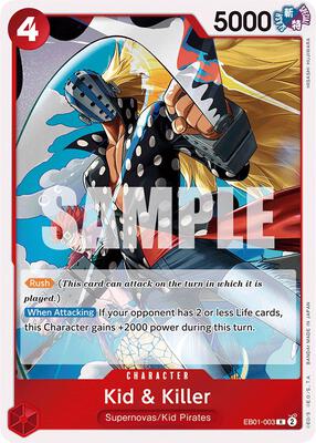 Kid & Killer card from Extra Booster: Memorial Collection