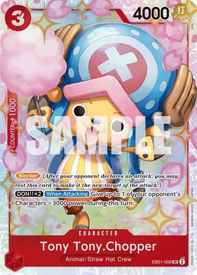 Tony Tony.Chopper card from Extra Booster: Memorial Collection