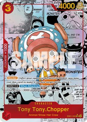 Tony Tony.Chopper (Alternate Art) (Manga) card from Extra Booster: Memorial Collection