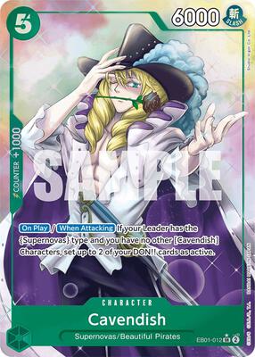 Cavendish (Alternate Art) card from Extra Booster: Memorial Collection
