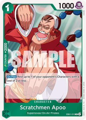 Scratchmen Apoo card from Extra Booster: Memorial Collection