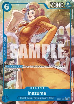 Inazuma (Alternate Art) card from Extra Booster: Memorial Collection