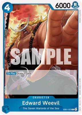 Edward Weevil card from Extra Booster: Memorial Collection
