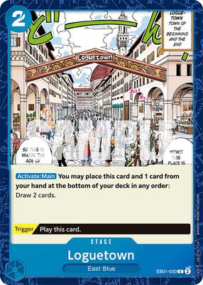 Loguetown card from Extra Booster: Memorial Collection