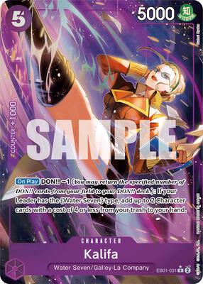Kalifa (Alternate Art) card from Extra Booster: Memorial Collection