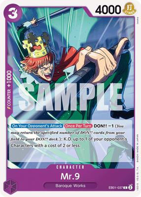 Mr. 9 card from Extra Booster: Memorial Collection