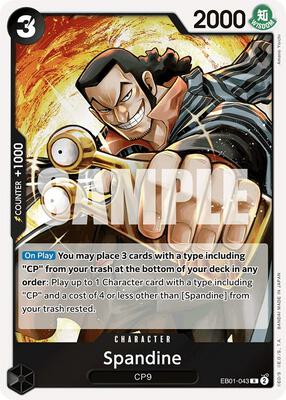 Spandine card from Extra Booster: Memorial Collection