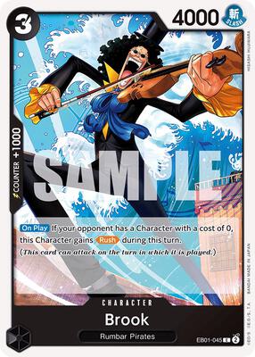 Brook (045) card from Extra Booster: Memorial Collection