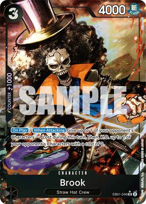 Brook (046) (Alternate Art) card from Extra Booster: Memorial Collection
