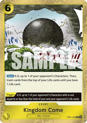 Kingdom Come card from Extra Booster: Memorial Collection