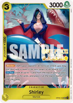 Shirley (Judge Pack Vol. 3) card from One Piece Promotion Cards