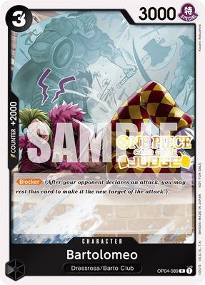 Bartolomeo (Judge Pack Vol. 3) card from One Piece Promotion Cards