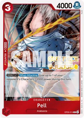 Pell (Judge Pack Vol. 3) card from One Piece Promotion Cards