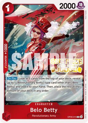 Belo Betty (Judge Pack Vol. 3) card from One Piece Promotion Cards