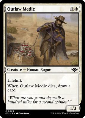 Outlaw Medic card from Outlaws of Thunder Junction