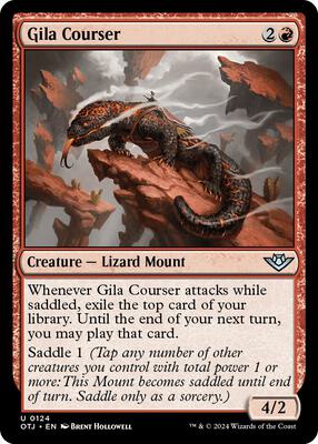 Gila Courser card from Outlaws of Thunder Junction