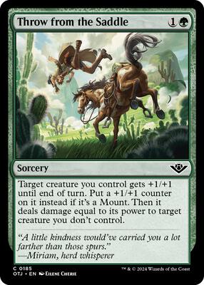 Throw from the Saddle card from Outlaws of Thunder Junction