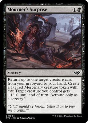 Mourner's Surprise card from Outlaws of Thunder Junction