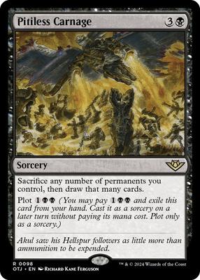 Pitiless Carnage card from Outlaws of Thunder Junction