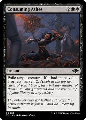 Consuming Ashes card from Outlaws of Thunder Junction
