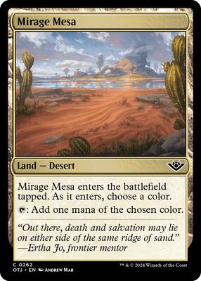 Mirage Mesa card from Outlaws of Thunder Junction
