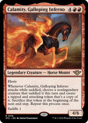 Calamity, Galloping Inferno card from Outlaws of Thunder Junction